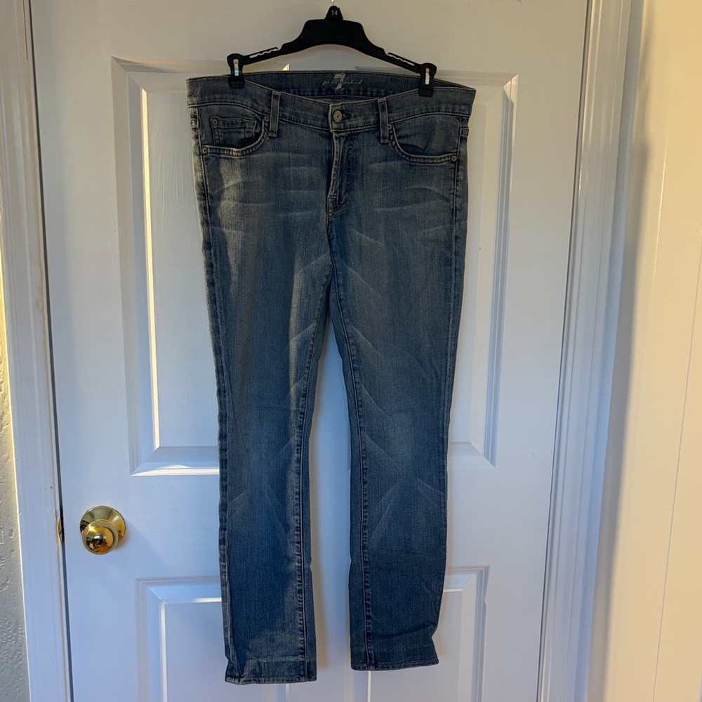 7 For All Mankind Blue Women's Jeans